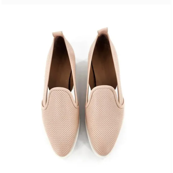 NWOT Everlane Street Shoe 9.5 Modern Loafer Neutral Tan Perforated Leather Flats - Picture 5 of 6